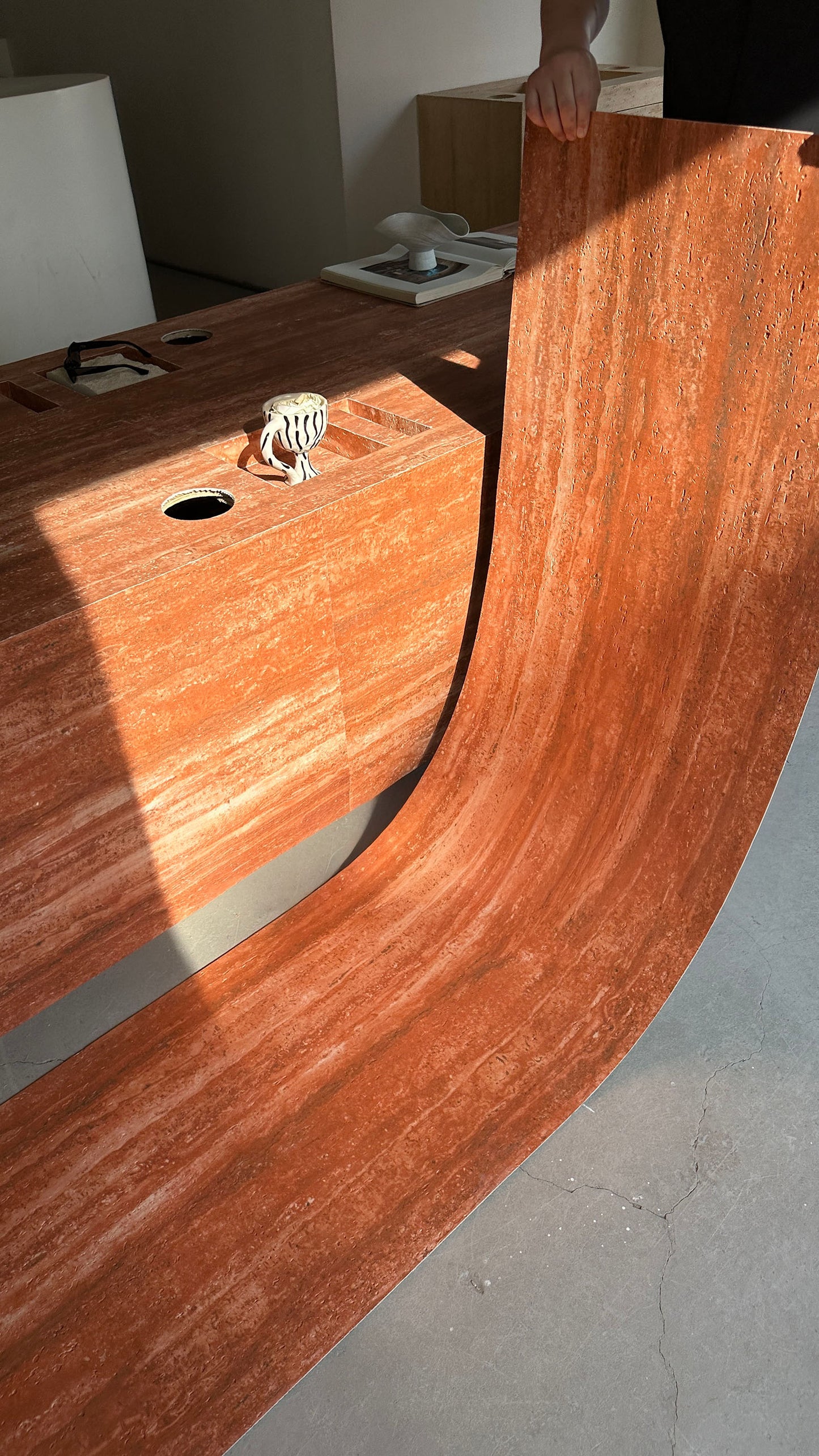 Linear Travertine